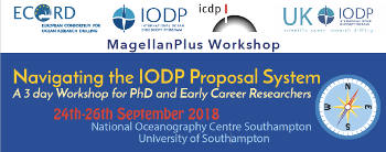 MagellanPlus Workshop Navigating the IODP Proposal System (Southampton, 24-26 Sept 2018)